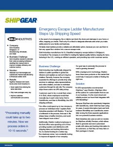 ShipGear Customer Testimonial Bold Industries